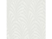 Bijela flis tapeta ornamenti A53304 | Ljepilo besplatno Na skladištu