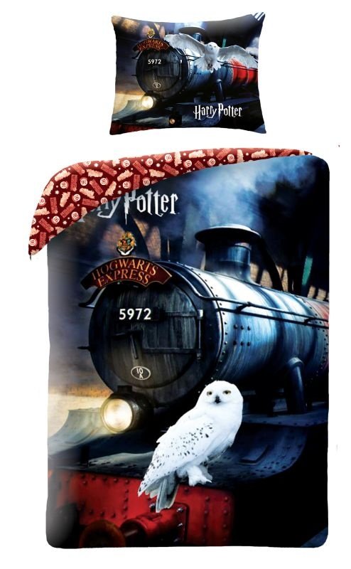 HALANTEX Posteljina Harry Potter Express Pamuk, 140/200, 70/90 cm - Posteljina sa licencijom