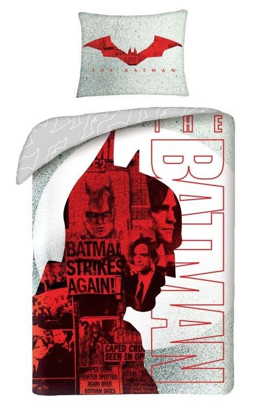 HALANTEX Posteljina Batman silueta Pamuk, 140/200, 70/90 cm - Posteljina sa licencijom