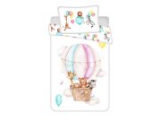 Disney posteljina Životinje Leteći balon beba 100x135, 40x60 cm Posteljina za krevete - Dječja posteljina - Dječja posteljina za bebe - Dječja posteljina licencirana
