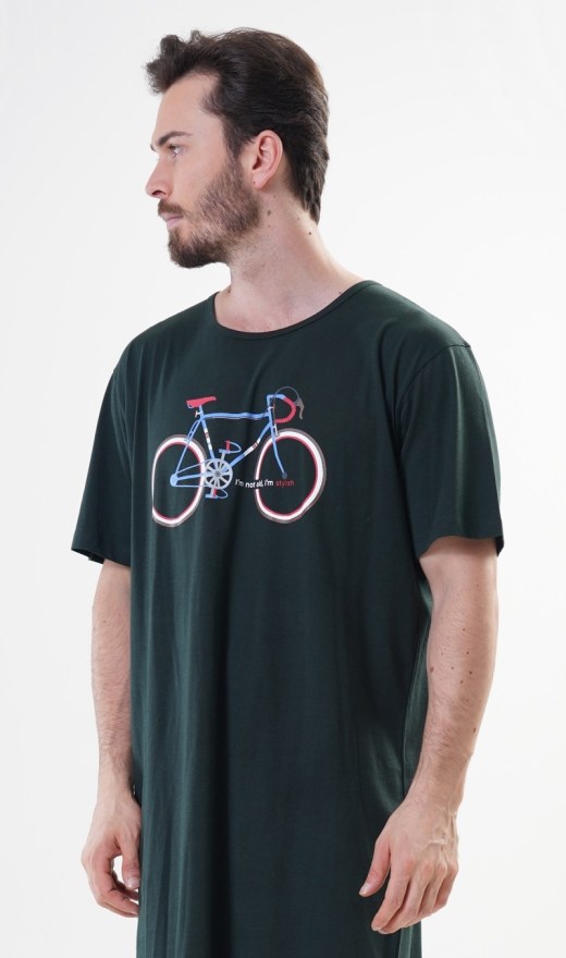 Muška noćna majica kratkih rukava Old bike