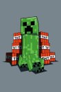 JERRY FABRICS Flis deka Minecraft TNT poliester, 100/150 cm Deke i vreće za spavanje - deke od flisa