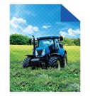 DETEXPOL Prekrivač Traktor plavi Poliester, 170/210 cm Pokrivači