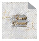 DETEXPOL prekrivač Sweet Dreams mramorno bijeli poliester, 170/210 cm Pokrivači