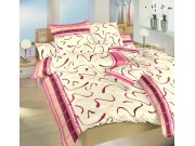 Krep posteljina Herta roza 140x200, 70x90 cm Posteljina za krevete - Posteljina - Posteljina krep