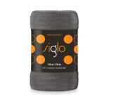 FARO Pokrivač mikropliš super mekani tamno sivi poliester, 130/170 cm Deke i vreće za spavanje - mikro deke