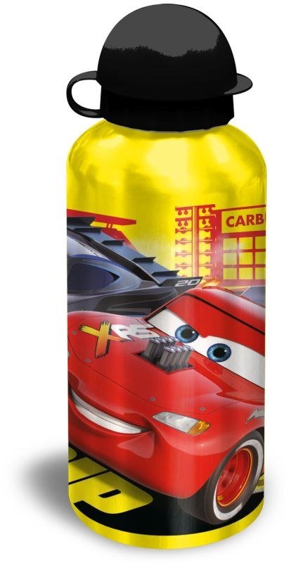 EUROSWAN ALU boca Cars yellow Aluminium, Plastic, 500 ml - boce za vodu