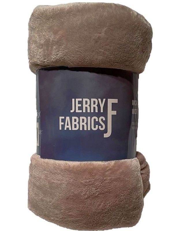 JERRY FABRICS Pokrivač mikroflannel super soft Capucino poliester, 150/200 cm
