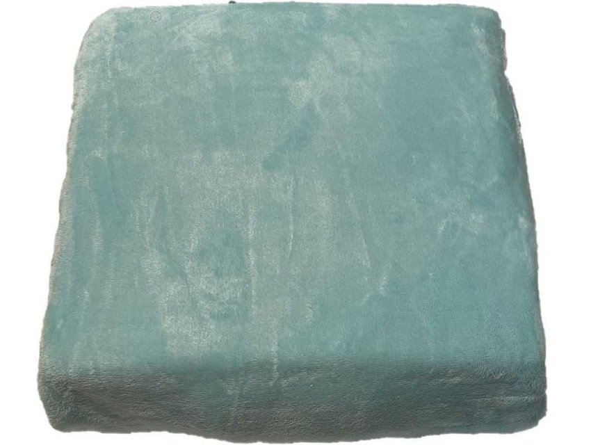 JERRY FABRICS Plahta od mikropliša menta plava poliester, 90/200 cm - Microdream 90x200
