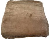 JERRY FABRICS Posteljna posteljina mikropliš pješčano smeđa poliester, 180/200 cm Donje plahte - Microdream 180x200