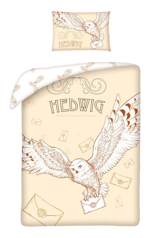HALANTEX Posteljina Harry Potter Hedwig Pamuk, 100/135, 40/60 cm - Posteljina za krevetiće