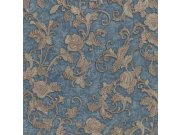 Luksuzna sivo-plava flis tapeta za zid - ornamenti -M31939 Magnifica Murella | Ljepilo besplatno