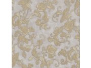 Luksuzna sivo-zlatna flis tapeta za zid - ornamenti -M31938 Magnifica Murella | Ljepilo besplatno