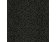 Crna flis tapeta s vinil površinom imitacija kože leoparda Z80042 Philipp Plein | Ljepilo besplatno Zambaiti Parati
