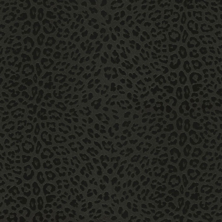 Crna flis tapeta s vinil površinom imitacija kože leoparda Z80042 Philipp Plein | Ljepilo besplatno - Zambaiti Parati