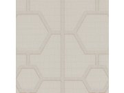 Kremasta geometrijska flis tapeta s vinil površinom Z80028 Philipp Plein | Ljepilo besplatno Zambaiti Parati