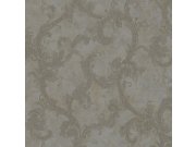 Luksuzna sivo-smeđa barokna flis tapeta za zid - ornamenti - M13025, Murella Italia | Ljepilo besplatno Zambaiti Parati