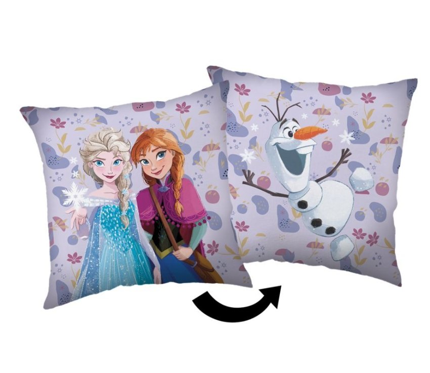 JERRY FABRICS Navlaka za jastuk Frozen Sisters 05 Pamuk, 40/40 cm - pokrivači za jastuke