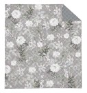 DETEXPOL Prekrivač Flowers sivi Poliester, 170/210 cm Pokrivači