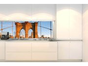Samoljepljiva fototapeta za kuhinju KI-180-116 Brooklyn Bridge | 180 x 60 cm