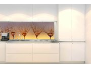 Samoljepljiva fototapeta za kuhinju KI-180-121 Kapljice na maslačku | 180 x 60 cm Samoljepljive - Za kuhinje