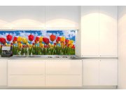 Samoljepljiva fototapeta za kuhinju KI-180-131 Polje tulipana | 180 x 60 cm