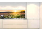 Samoljepljiva fototapeta za kuhinju KI-180-145 Zapad sunca na livadu | 180 x 60 cm