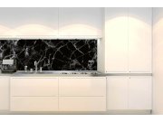 Samoljepljiva fototapeta za kuhinju KI-180-155 Crni mramor | 180 x 60 cm Samoljepljive - Za kuhinje
