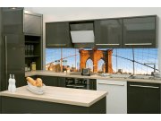 Samoljepljiva fototapeta za kuhinju KI-260-116 Brooklyn Bridge | 260 x 60 cm Samoljepljive - Za kuhinje