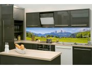 Samoljepljiva fototapeta za kuhinju KI-260-135 Alpejski pogled | 260 x 60 cm Samoljepljive - Za kuhinje