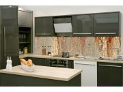 Samoljepljiva fototapeta za kuhinju KI-260-151 Ekscentrična tekstura zida | 260 x 60 cm Samoljepljive - Za kuhinje
