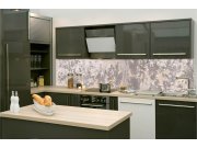 Samoljepljiva fototapeta za kuhinju KI-260-152 Ekscentrični zid | 260 x 60 cm Samoljepljive - Za kuhinje