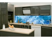 Samoljepljiva fototapeta za kuhinju KI-260-158 Plavi apstrakt | 260 x 60 cm Samoljepljive - Za kuhinje