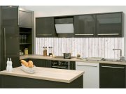 Samoljepljiva fototapeta za kuhinju KI-260-161 Stari drveni zid | 260 x 60 cm Samoljepljive - Za kuhinje