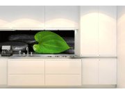 Samoljepljiva fototapeta za kuhinju KI-180-169 Zelena list | 180 x 60 cm Samoljepljive - Za kuhinje