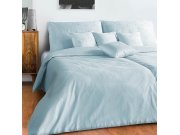 Prekrivač damast Veliki cvjetovi plave boje Posteljina za krevete - Posteljina - Posteljina damast
