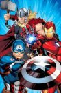 JERRY FABRICS Mikroflanelna deka Avengers Heroes 02 Poliester, 100/150 cm