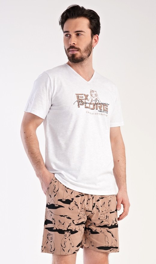 Muške pidžama šorc Explore - Muške pidžama kratke hlače