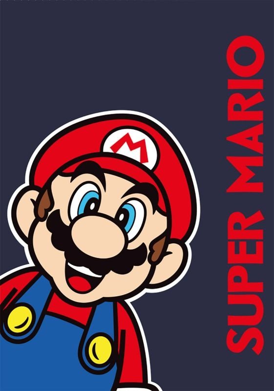 FARO Flis deka Super Mario Poliester, 100/140 cm - deke od flisa