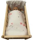 SDS Jastuci za krevetić za lutke Mačke bijela Pamuk, punjenje: Poliester, 1x 38x44 cm / 28x20 cm Igračke i oprema - poplune za lutke