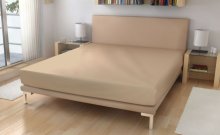 Polášek Nepropusno rastezljivo jastučnica od džerseja bijela kava Pamuk, poliuretanski premaz, 60/120 cm Donje plahte