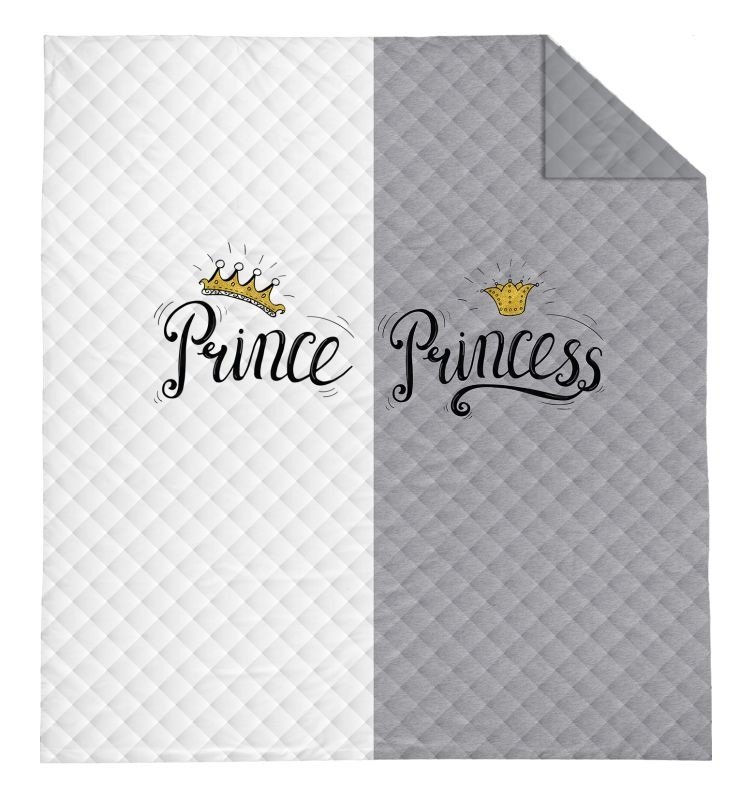 DETEXPOL Prekrivač za krevet Princeza i Princ 220/240 cm - Pokrivači