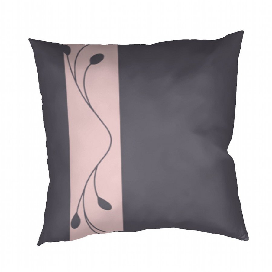Presvlaka za jastuk od satena Slezsko sivo-roza