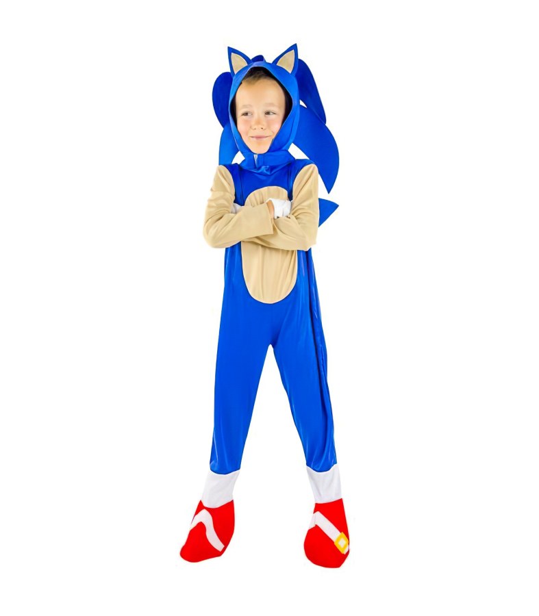 Dječja kostim Sonic s maskom i rukavicama 122-128 M