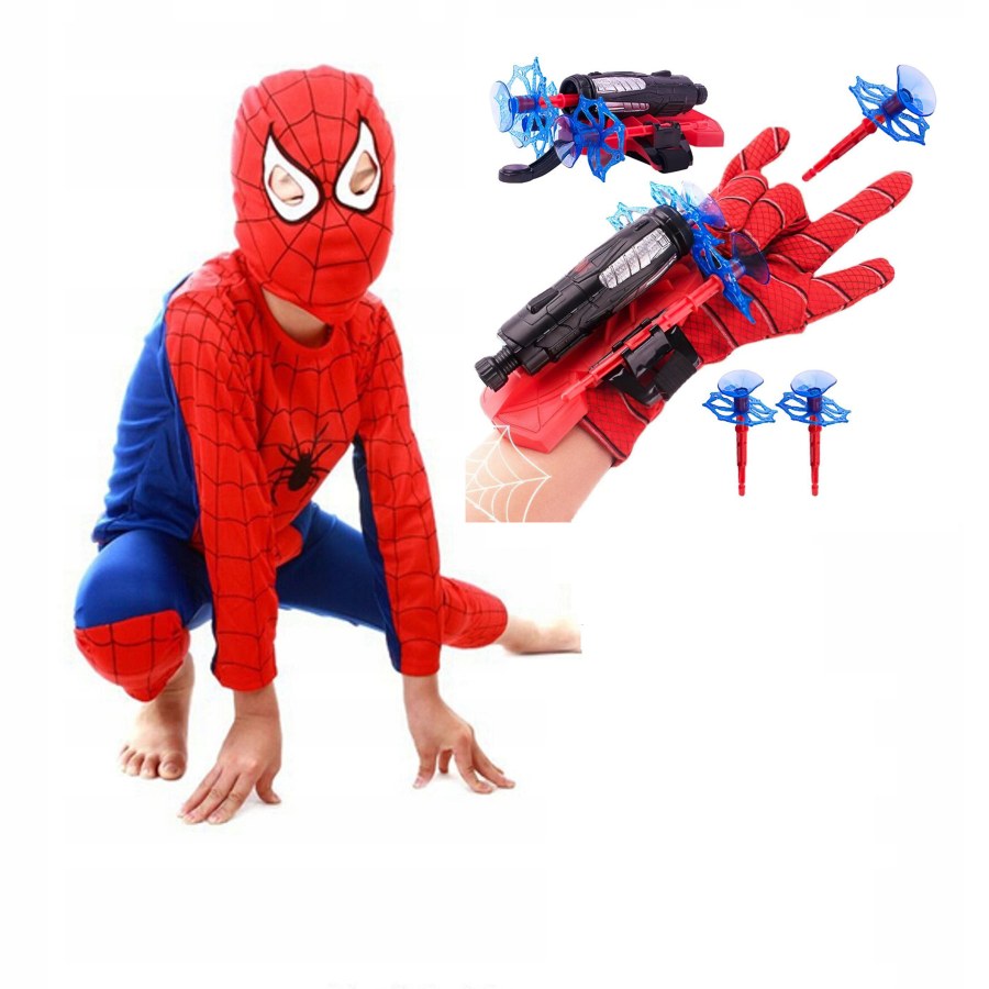 Dječja Spiderman kostim s lanserom 110-122 M