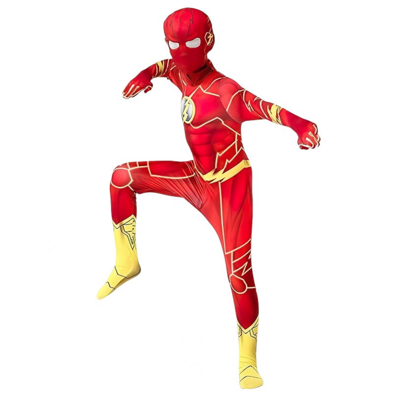 Zabava-karneval - Dječji kostim Avengers Flash s maskom 134–146 XL Dječji kostim Avengers Flash s maskom 134–146 XL - Zabava-karneval
