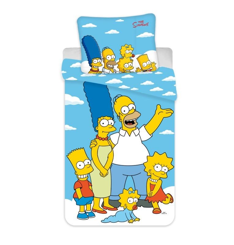 Papuče Simpsons Family Clouds 02 140/200 - Posteljina sa licencijom