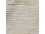 Sivo-bež-zlatna geometrijska tapeta za zid, 120246 | Ljepilo besplatno Na skladištu