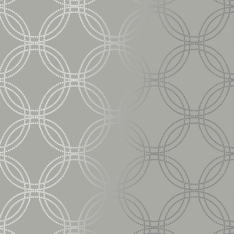 Sivo-srebrna geometrijska tapeta za zid, 120140 | Ljepilo besplatno - Na skladištu