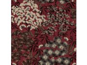 Vinski cvjetni zidna tapeta, A63003 | Ljepilo besplatno